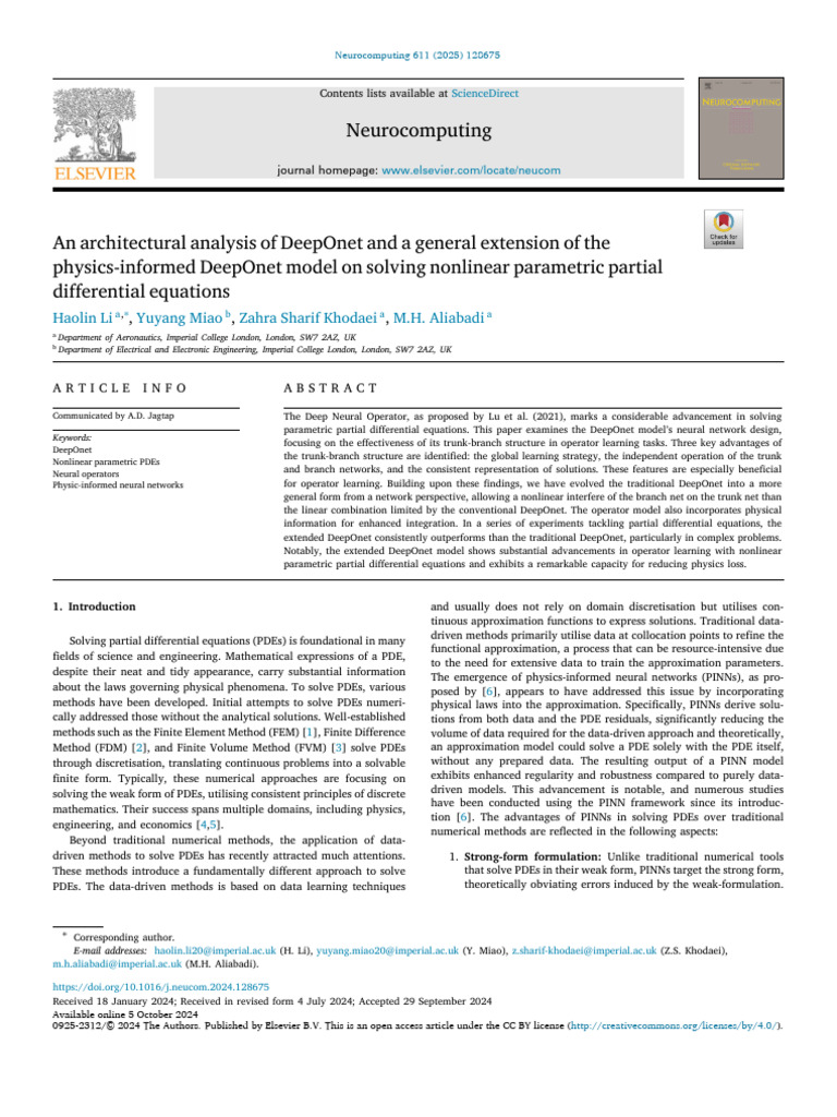 Analysis&Extension of PI-DeepONet | PDF | Partial Differential Equation ...