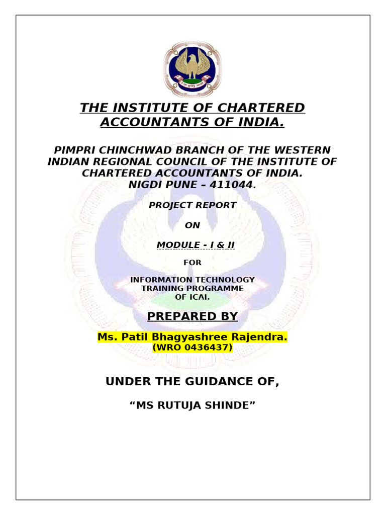 Itt Project Certificate | PDF