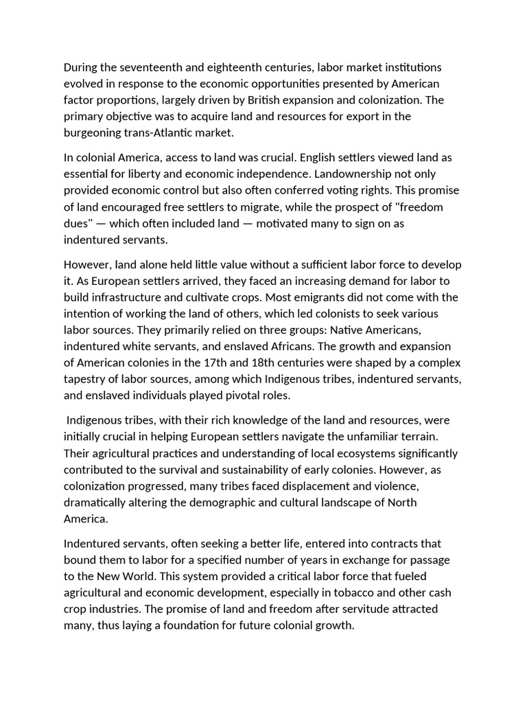 History of Usa Assignment | PDF | Slavery | Atlantic Slave Trade