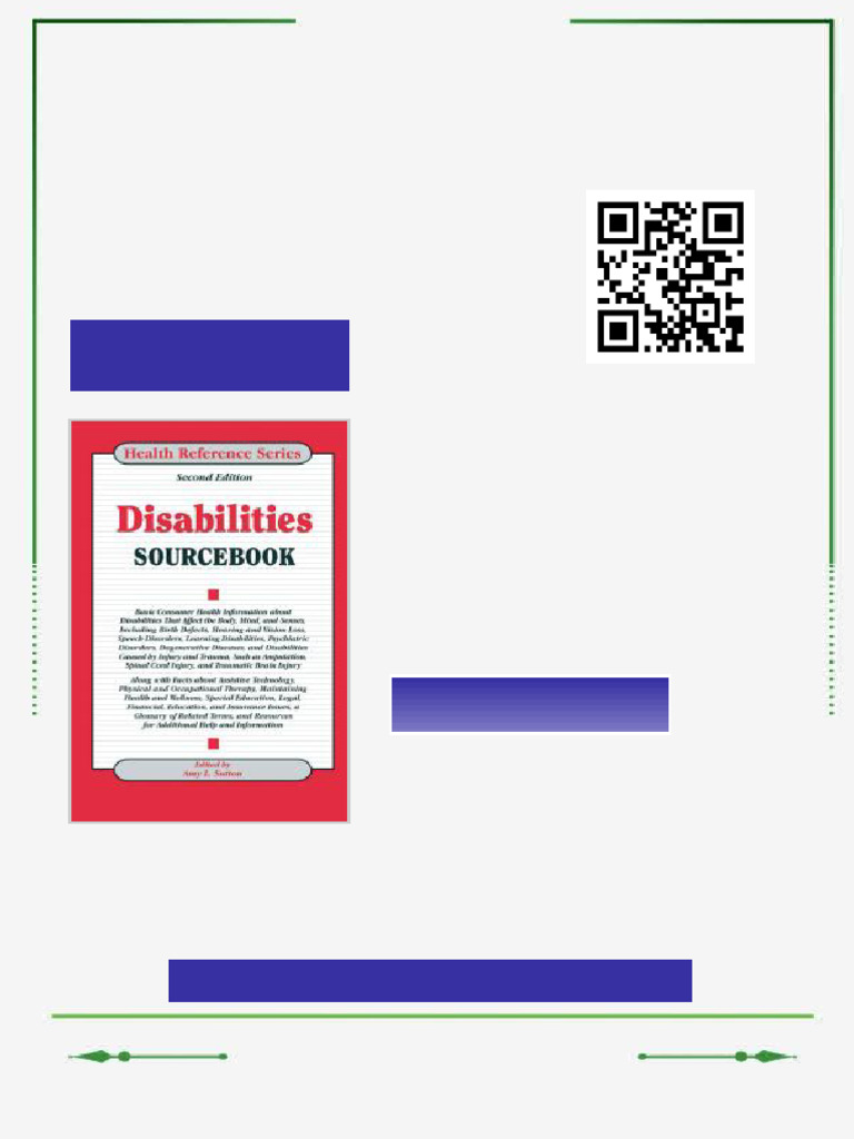 Disabilities Sourcebook 2nd Edition Amy Sutton Ebook Testbank Solutions ...