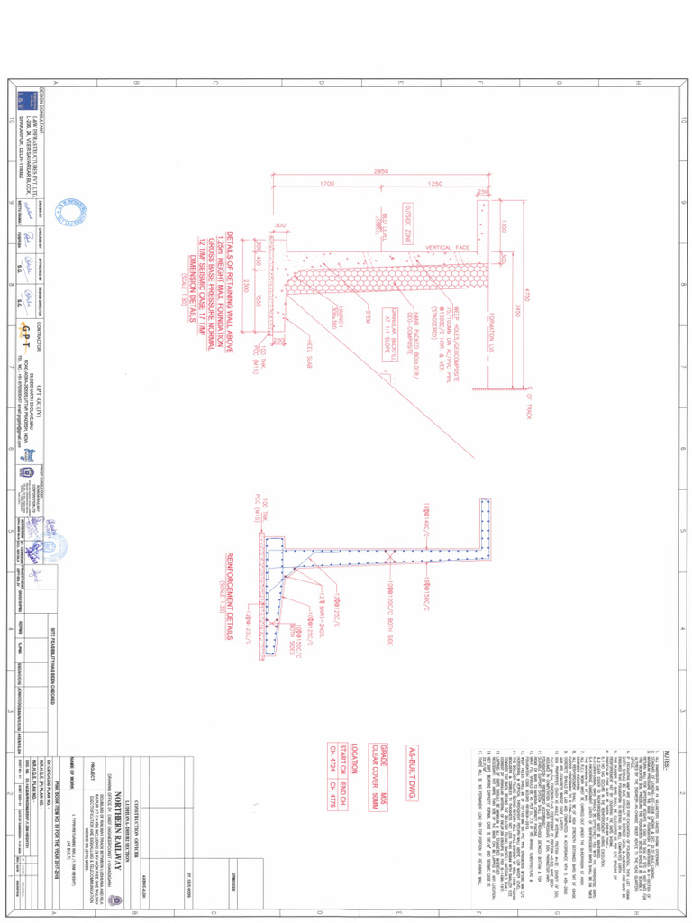 48. L Type Retaining Wall 1.30m | PDF