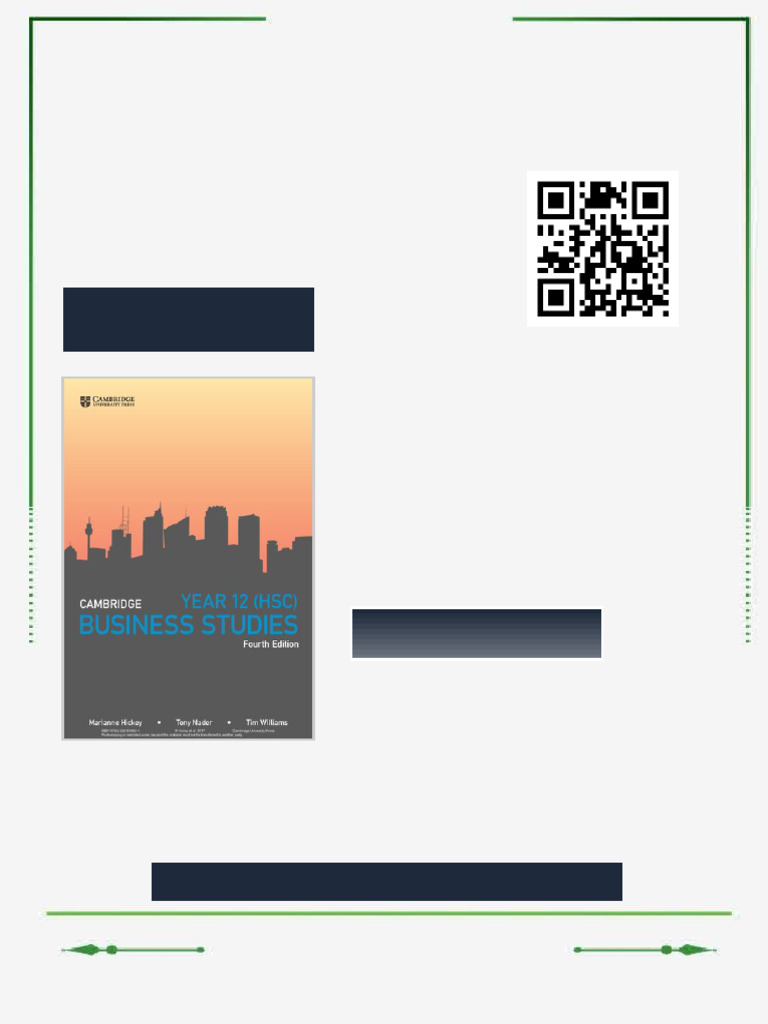 Cambridge HSC Business Studies 4th Edition Marianne Hickey eBook long ...