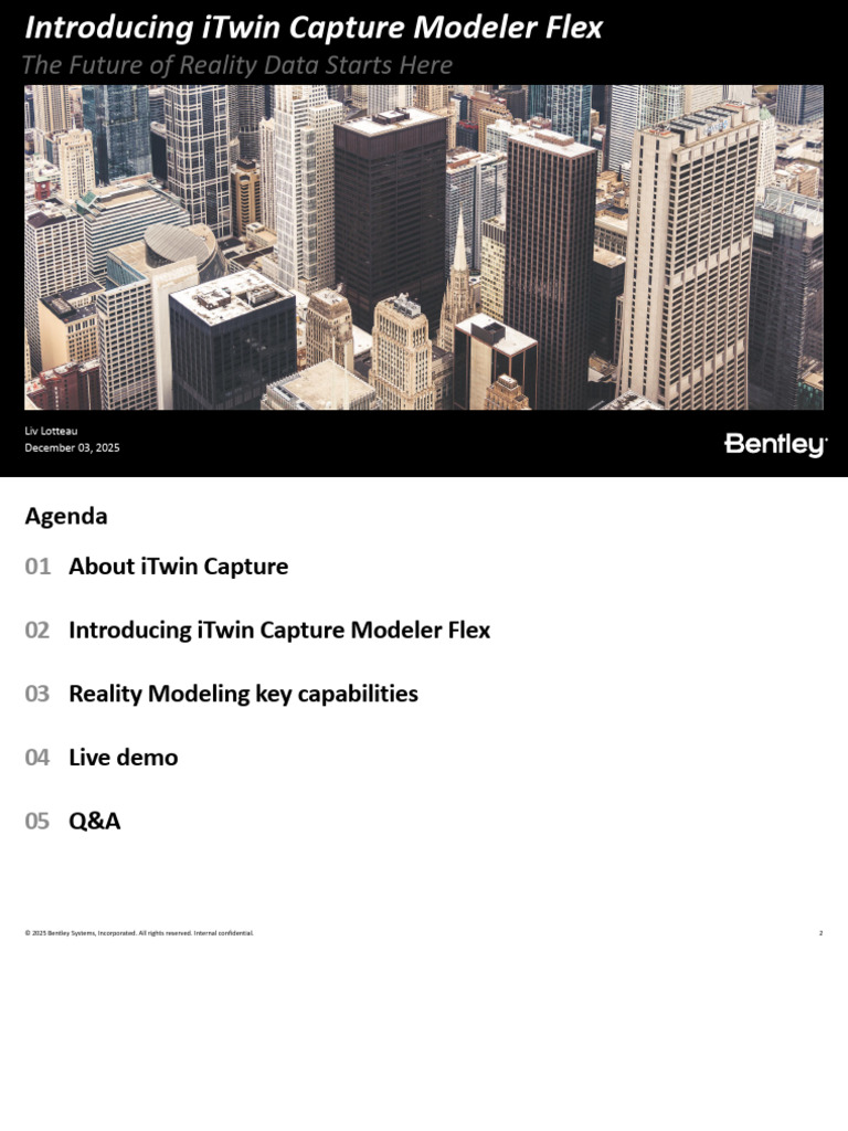 Introducing ITwin Capture Modeler Flex | PDF | Cloud Computing | Computing