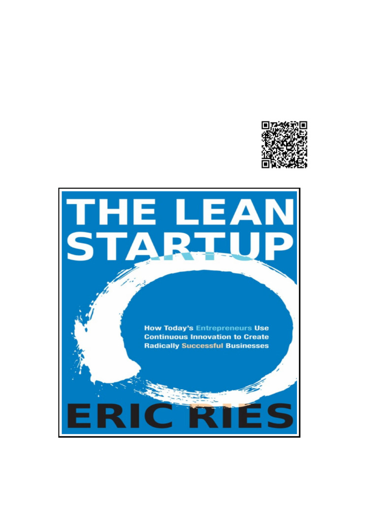 Lean Startup The Eric Ries | PDF