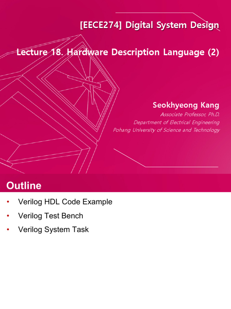 Lecture18 HDL 2-Copy | PDF