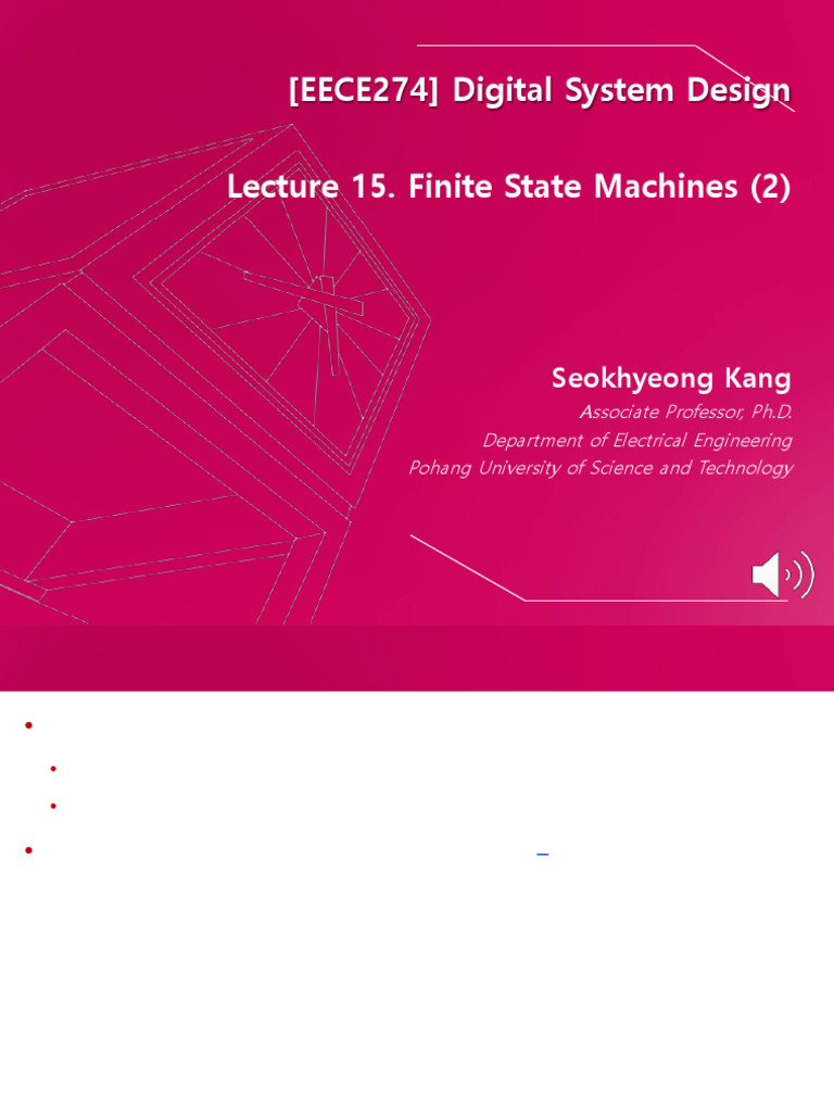 Lecture15 FSM 2 KO | PDF | Computing | Digital Electronics