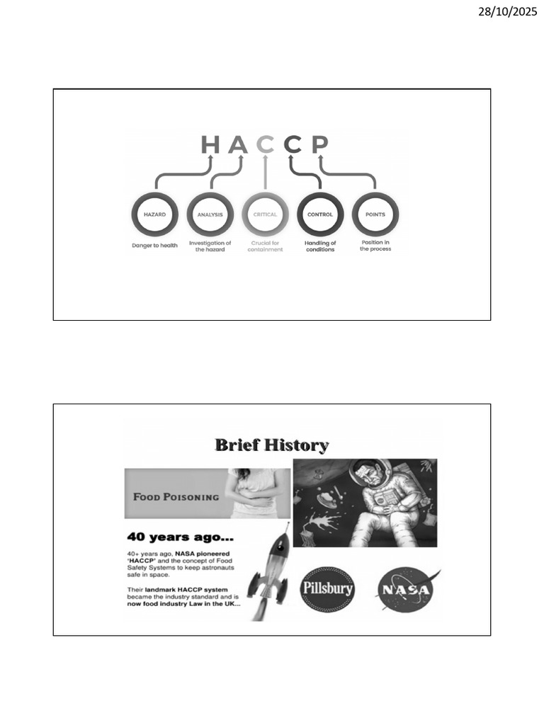 HACCP | PDF | Food Safety | Hazards