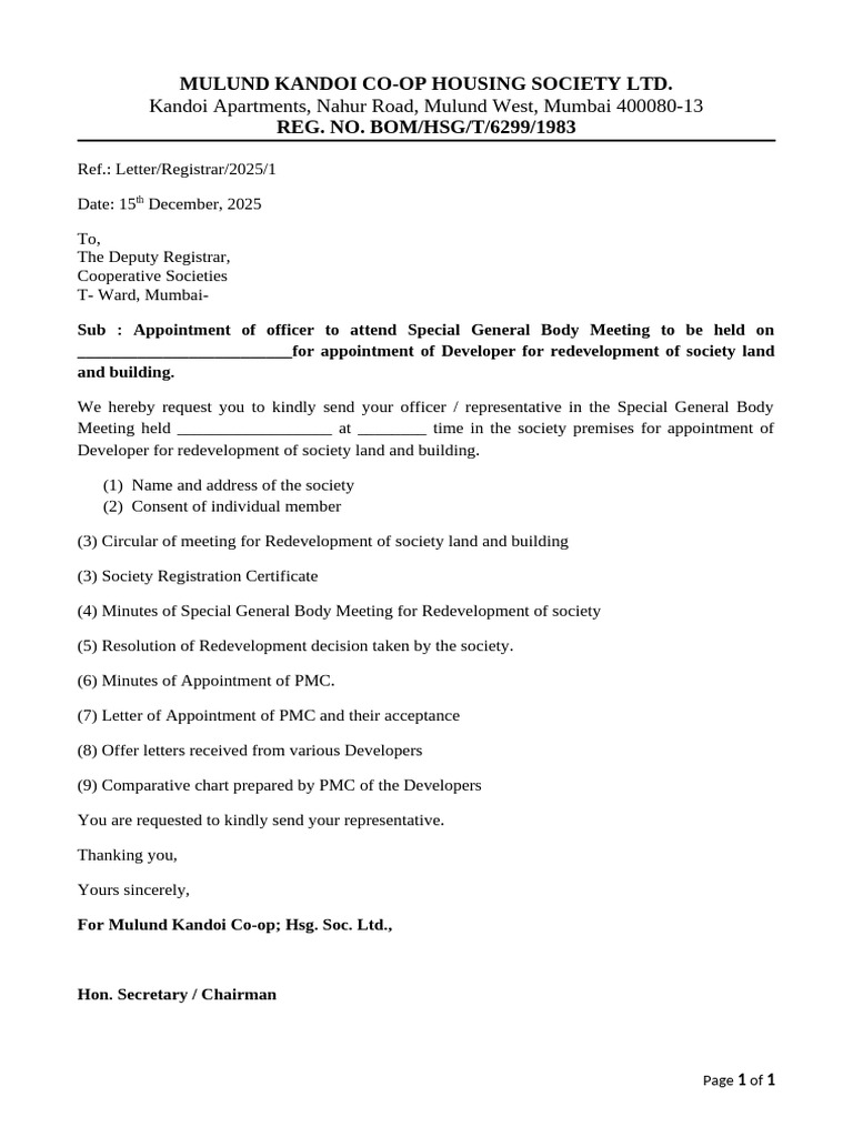 Application to Registrar for 79 a Approval - Copy | PDF