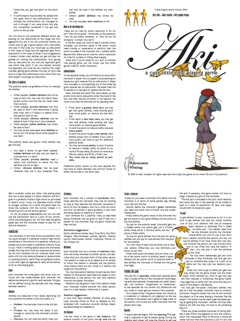 Aki-CR (2004, Sundelin) [en] | PDF
