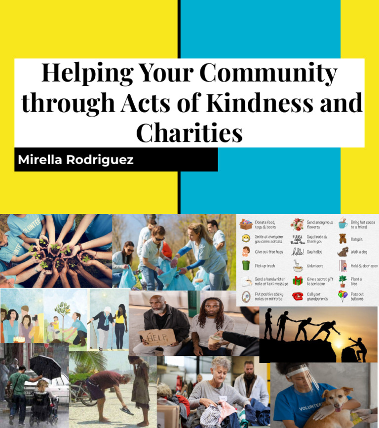 Helping Your Community Through Acts of Kindness and Charities | PDF