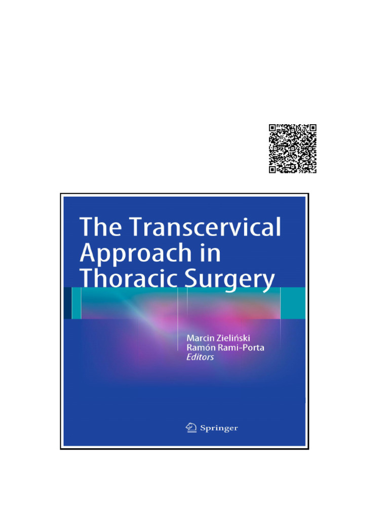 Transcervical Approach in Thoracic Surgery The | PDF | Puritans ...