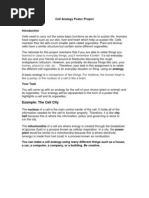 Download Cell Analogy Poster Project by afriesen72 SN101248114 doc pdf