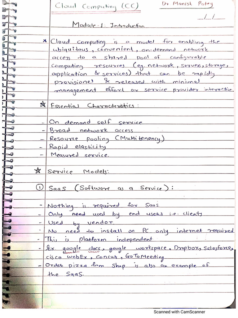My CC Notes | PDF