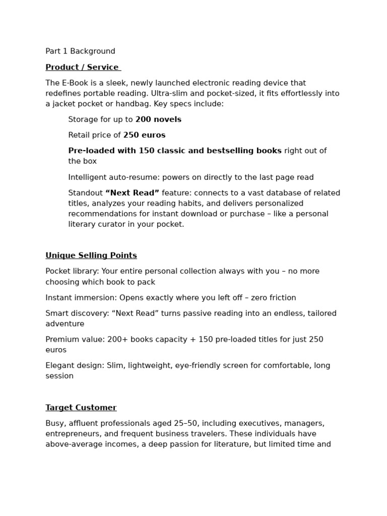 Part 1 Background | PDF