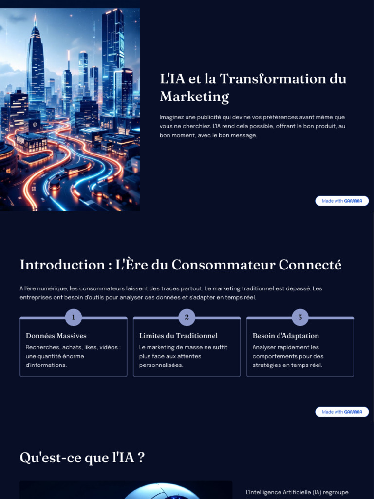 LIA Et La Transformation Du Marketing | PDF | Intelligence artificielle ...