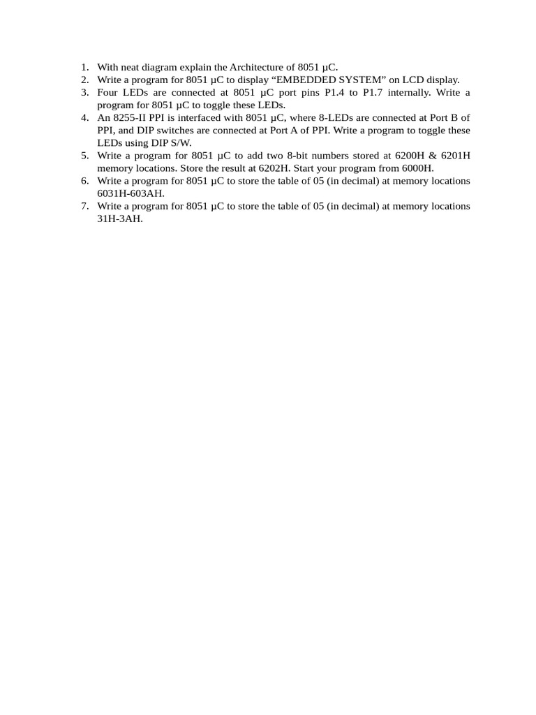 Practical List 1 | PDF