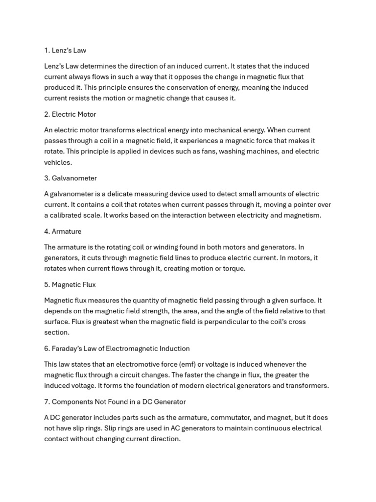 NOTES-IN-ELECTROMAGNETIC-INDUCTION | PDF | Electromagnetic Induction ...