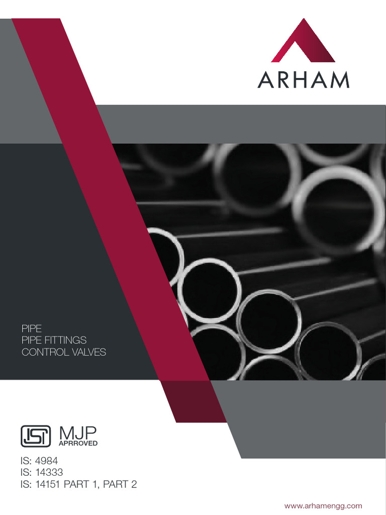 Arham Brochure | PDF | Valve | Pipe (Fluid Conveyance)
