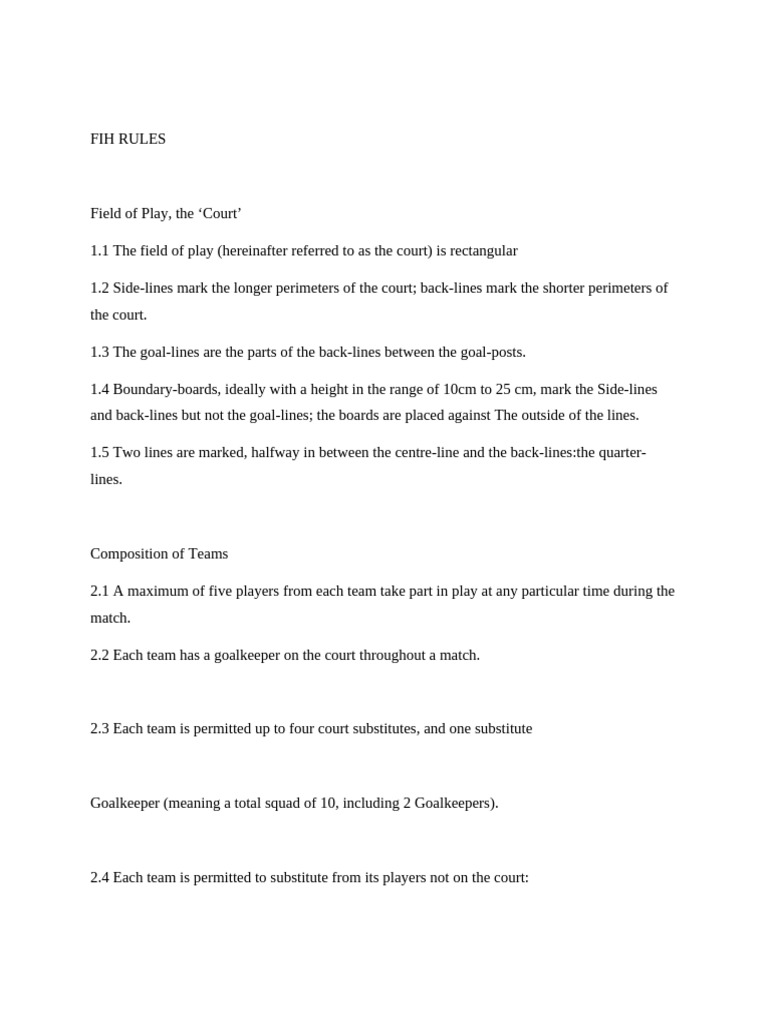 Offical PE SBA Rules | PDF | Games Of Physical Skill | Football Codes