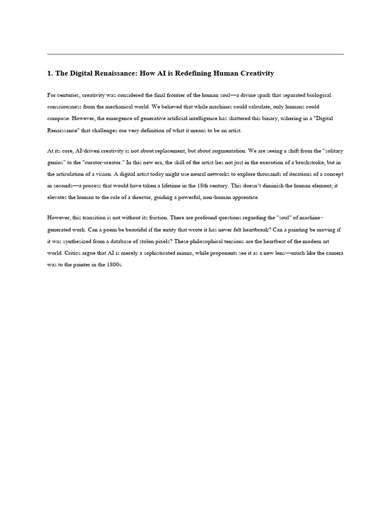The Digital Renaissance | PDF