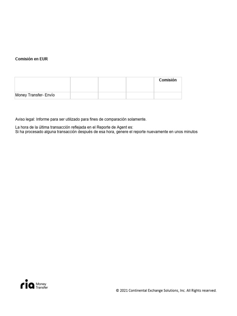 Agent Commission Statement | PDF