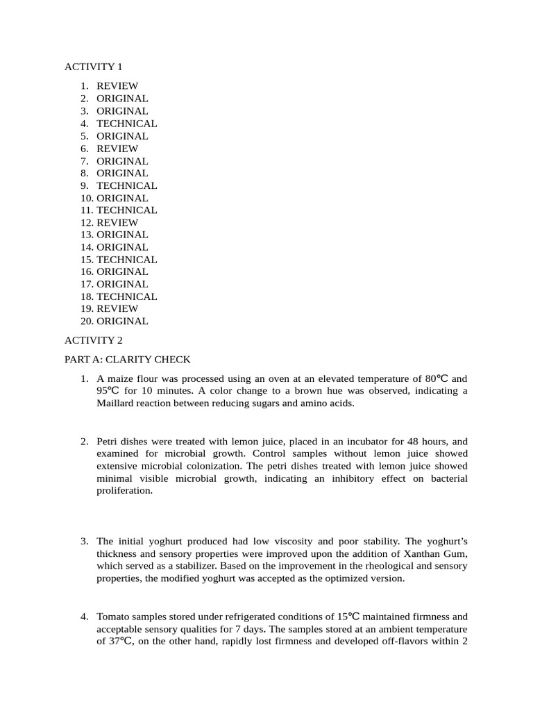 Rubrics For The Rdi In-Class Activity | PDF
