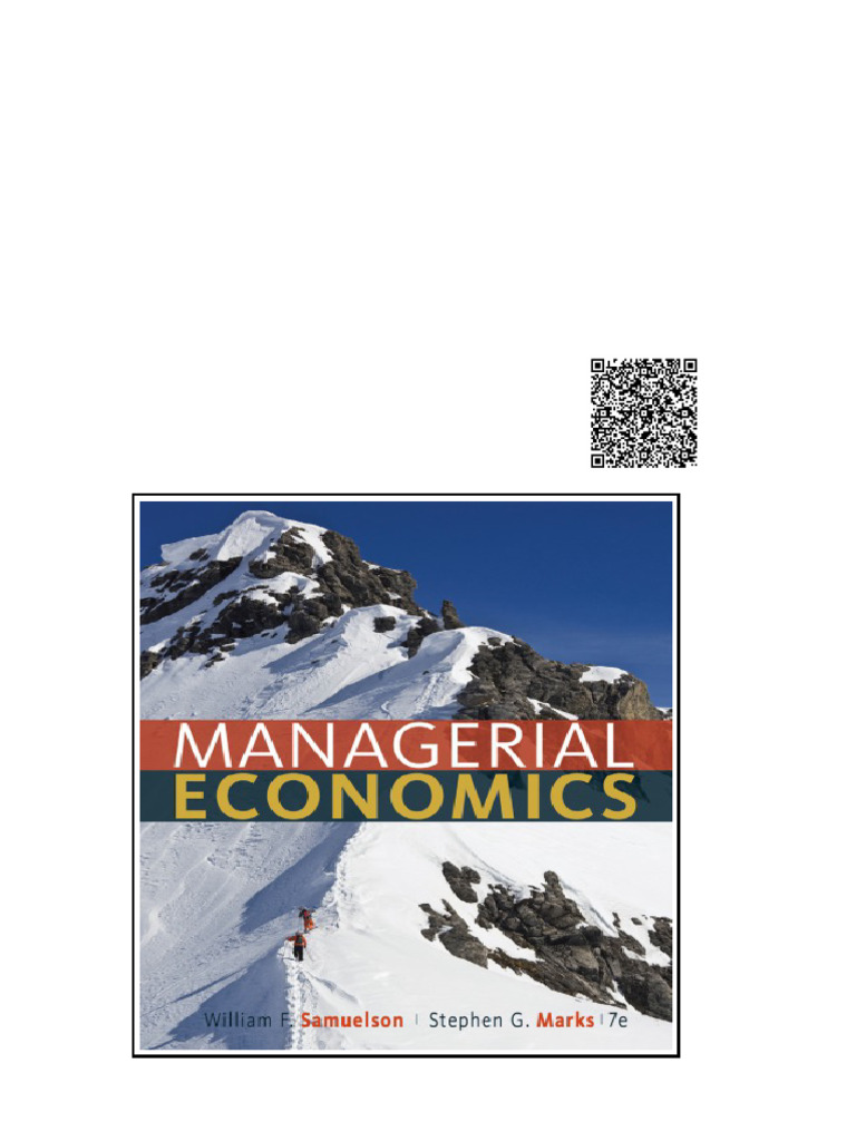 Managerial Economics 7th Edition William F. Samuelson / Stephen G ...
