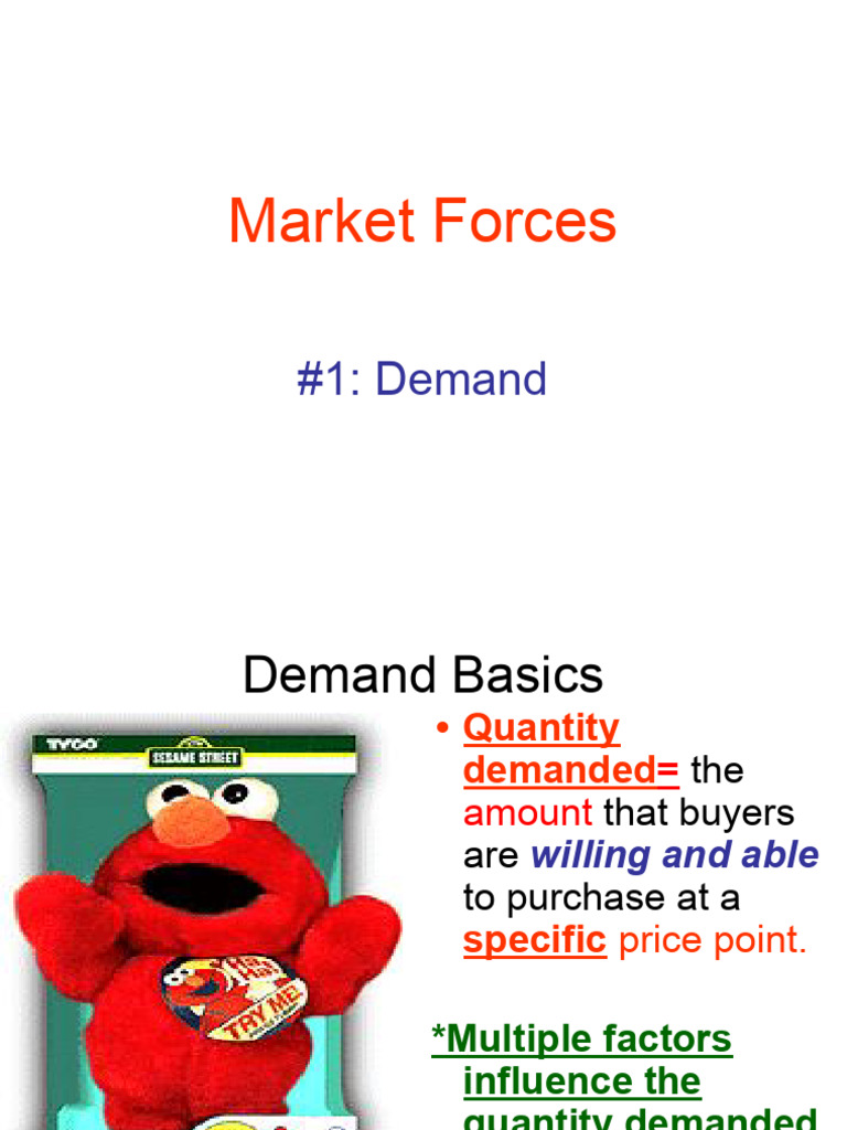 Demand Intro (Determinants of Demand) | PDF