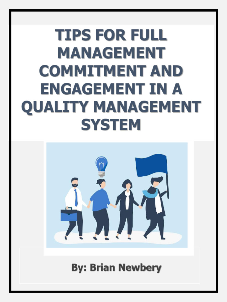 QMS - Management Commitment | PDF | Quality Management System | Quality ...