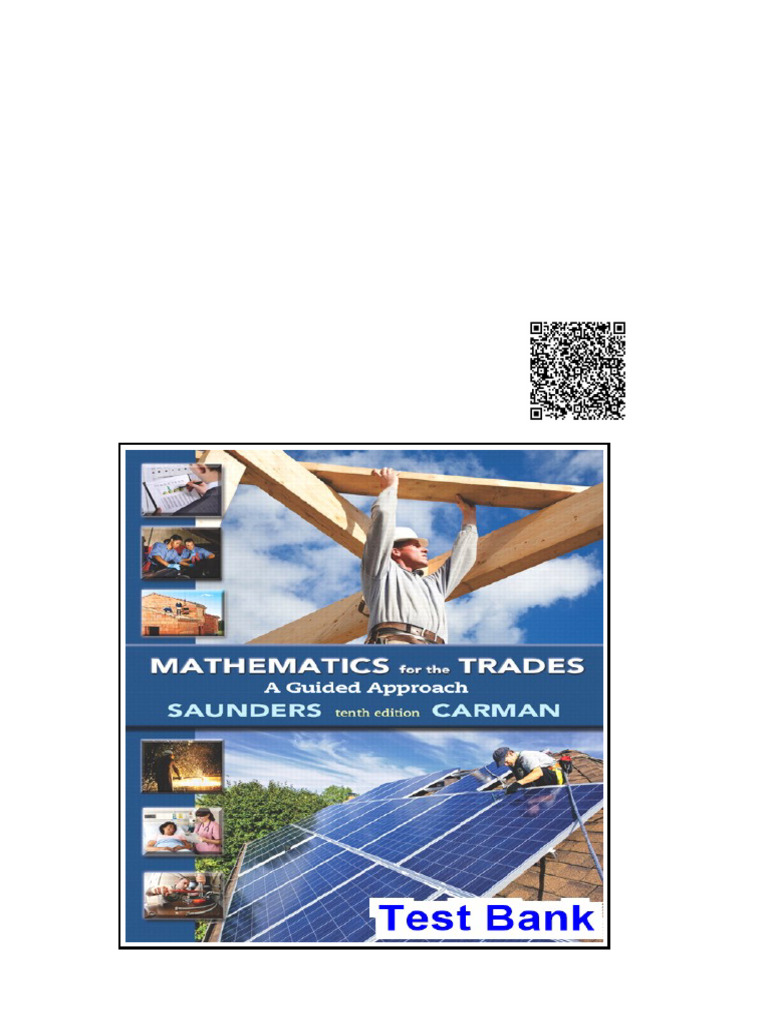 Mathematics For The Trades A Guided Approach 10th Edition Carman Test ...