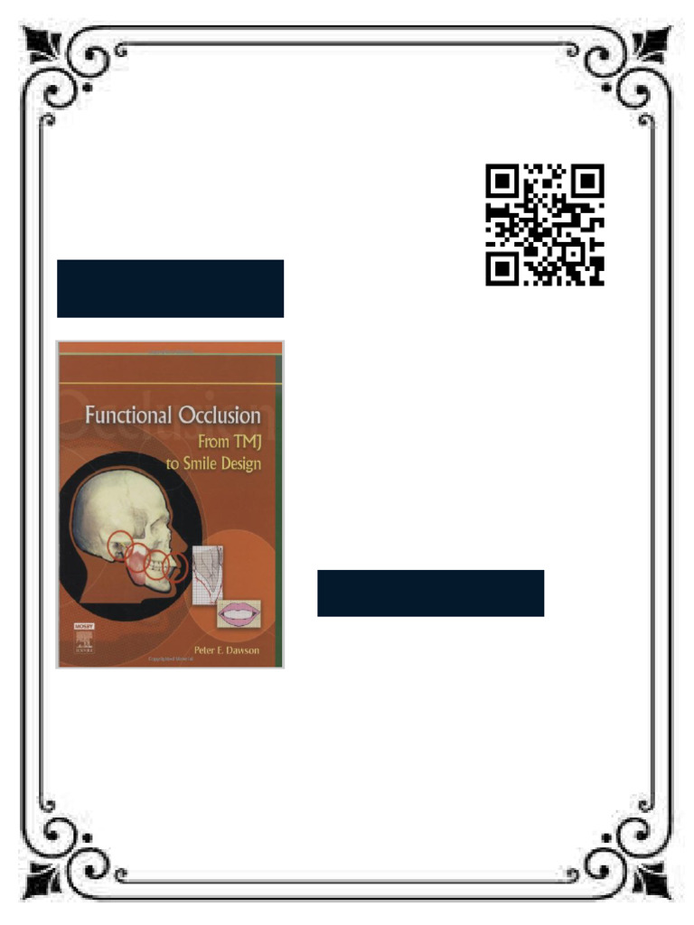 Functional Occlusion From TMJ To Smile Design First Edition 2007