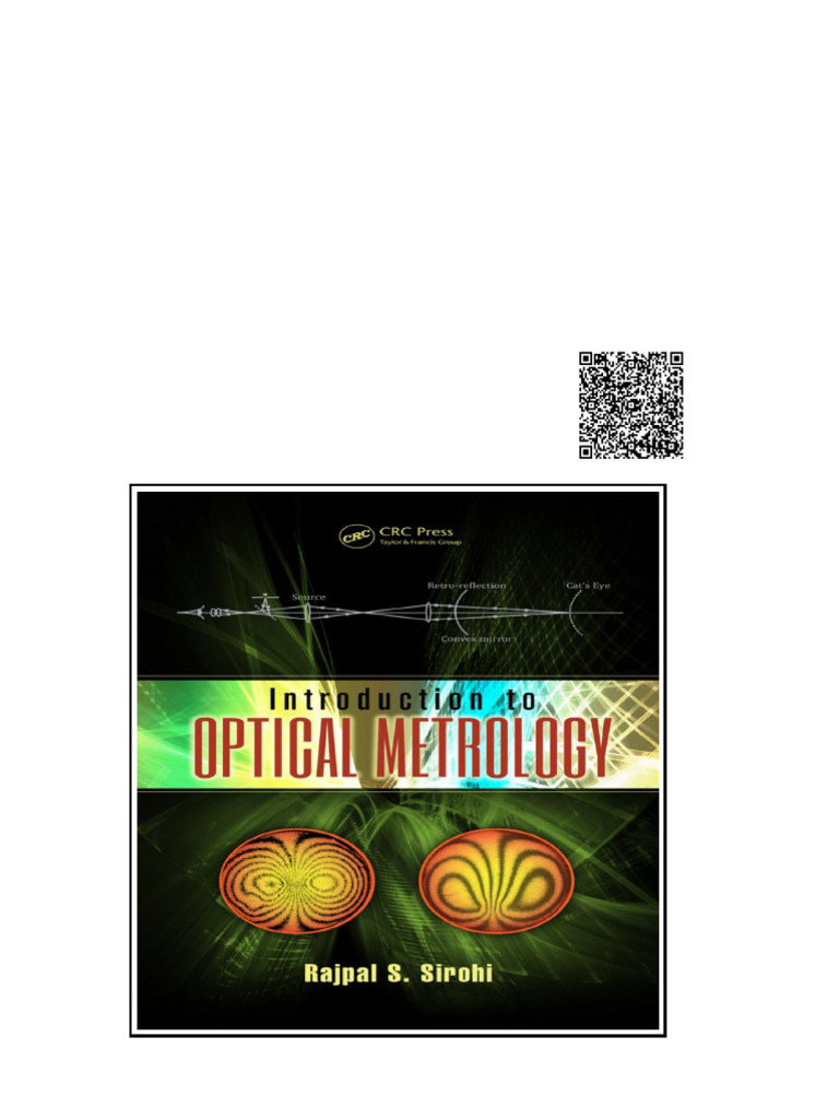 Introduction To Optical Metrology (Optical Sciences and Applications of ...