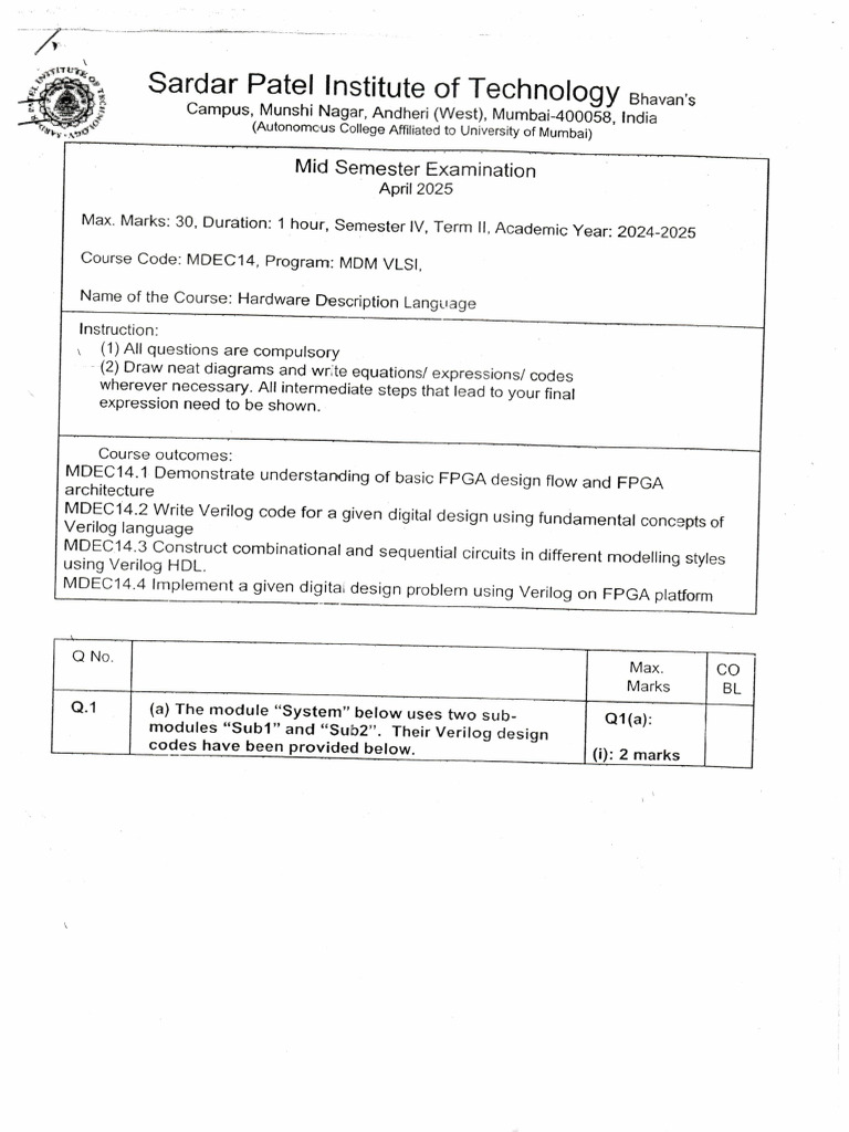 Hardware Description Language | PDF