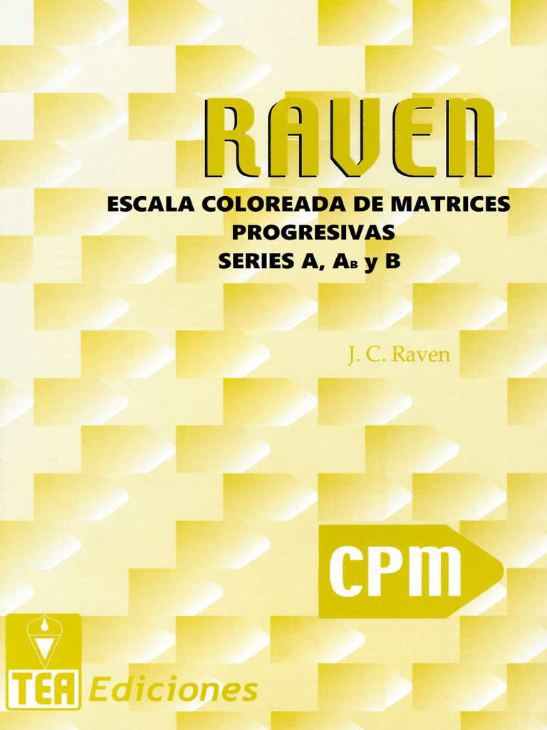 Escala Coloreada Raven Series a, Ab y b | PDF