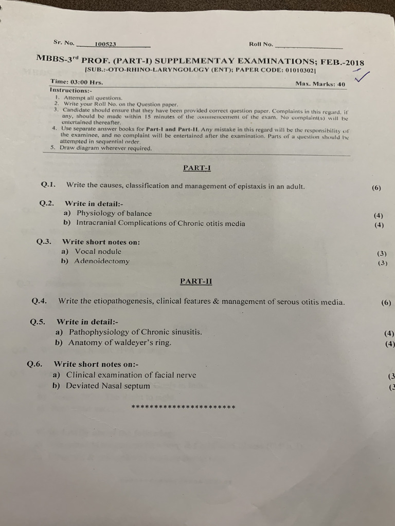 ENT 2 | PDF