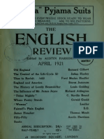 The English Review 1921