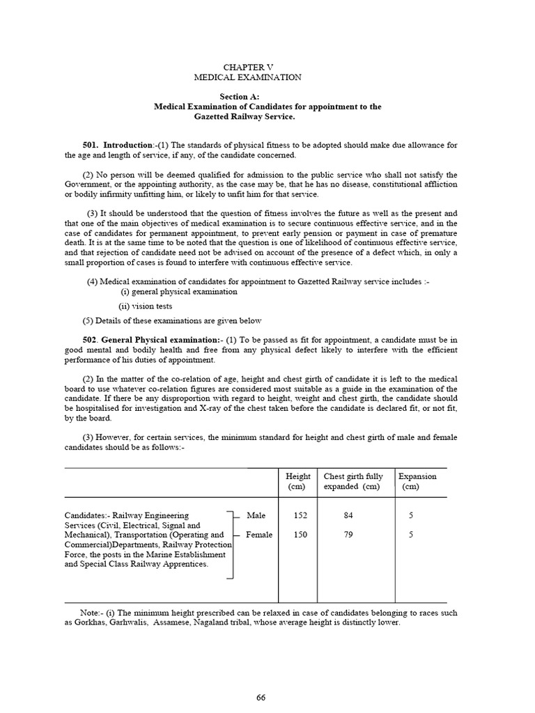 Irmm Indian Railway Medical Manual | PDF | Visual Acuity | Hearing Loss