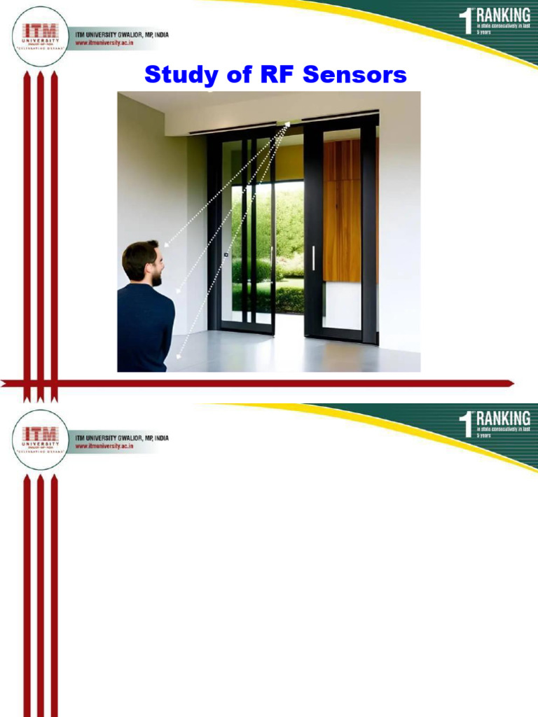Study of RF Sensors | PDF | Internet Of Things | Radio