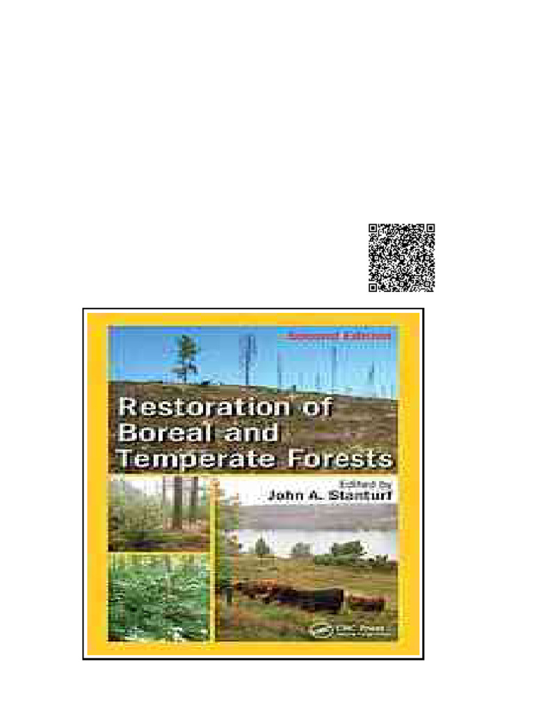 Restoration of Boreal and Temperate Forests Second Edition Stanturf ...