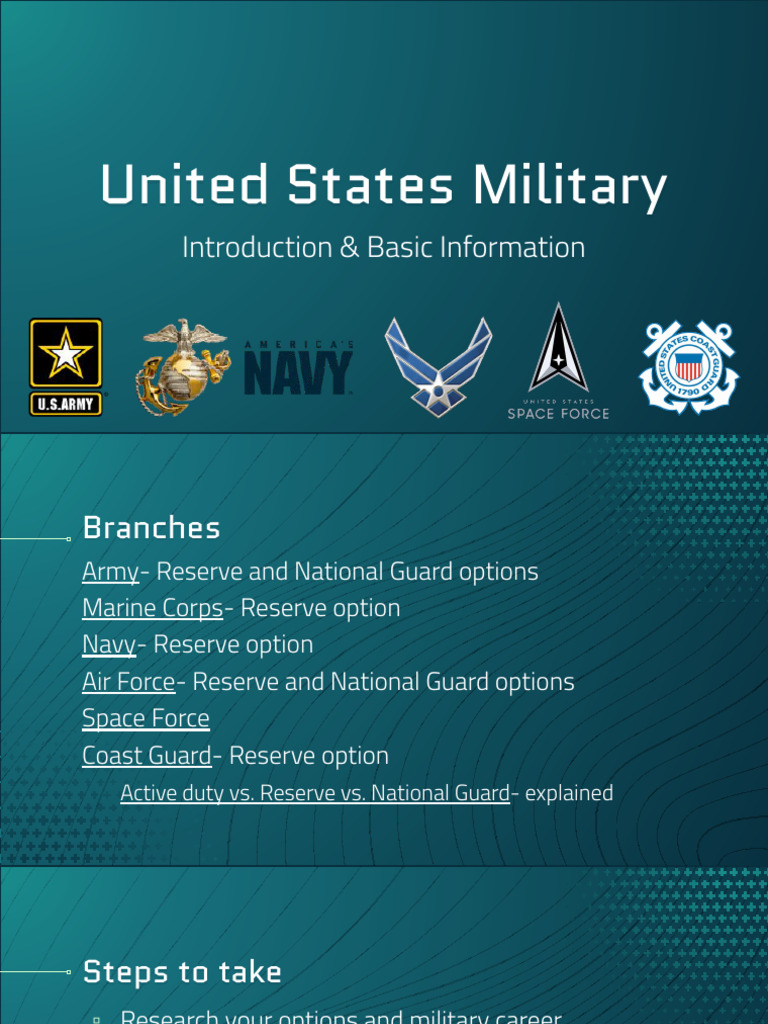 Introduction & Basic Information. of Military | PDF