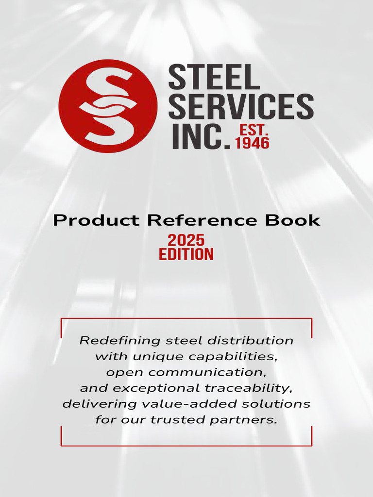 2025 Steel Services Reference Book - Web Version (1) | PDF | Sheet ...