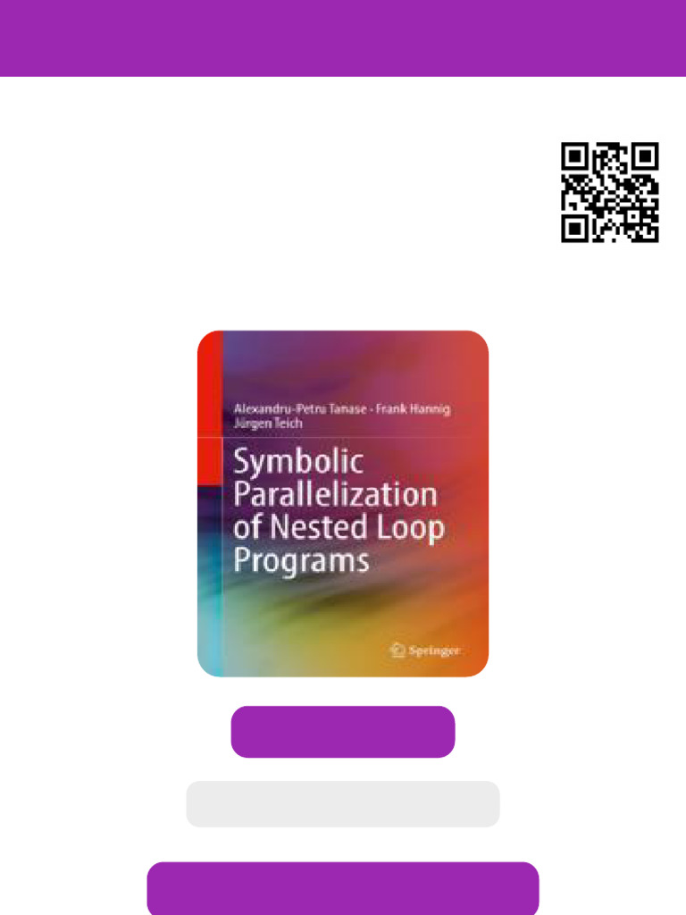 Symbolic Parallelization of Nested Loop Programs 1st Edition Alexandru ...