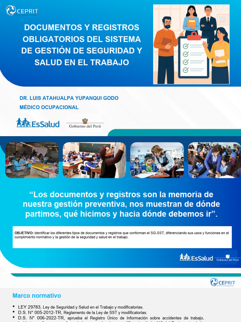 4. Sesión 2 Sistema de Gestión de Seguridad y Salud en El Trabajo | PDF ...
