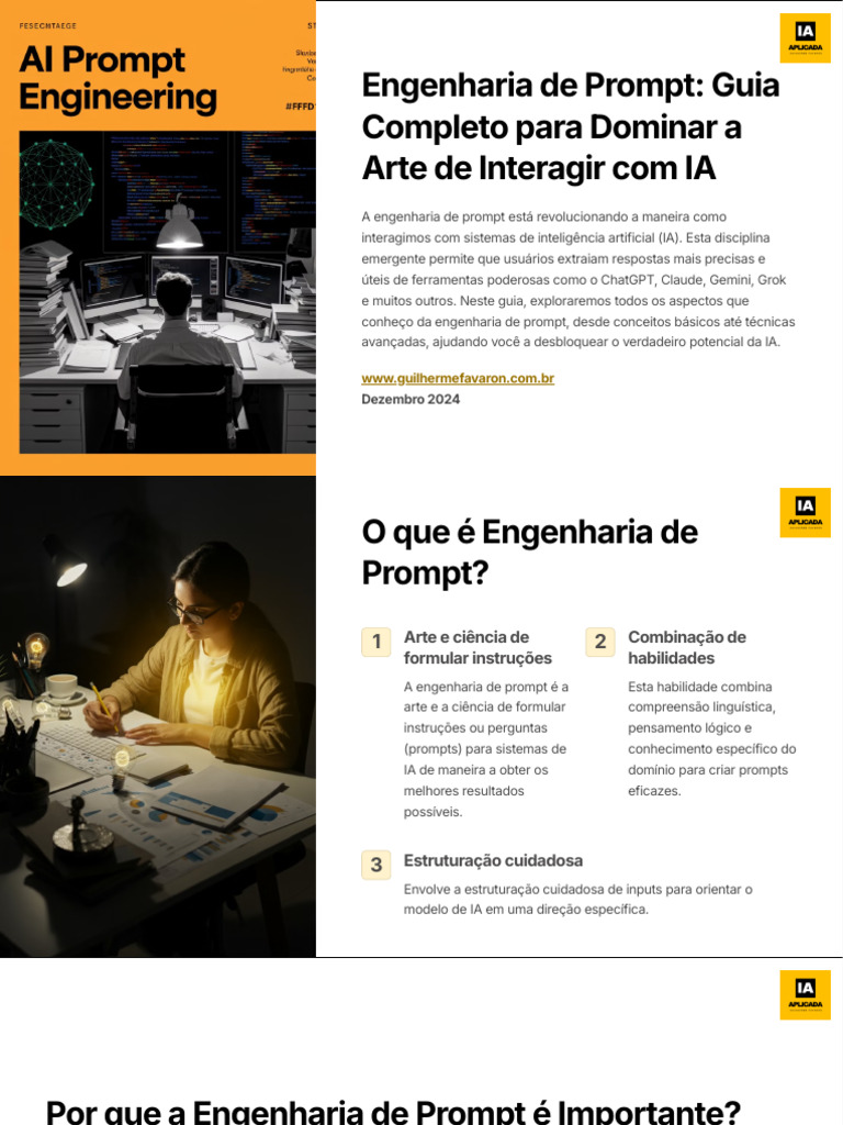 Engenharia de Prompt Guia Completo Dez 2024 | PDF | Inteligência ...