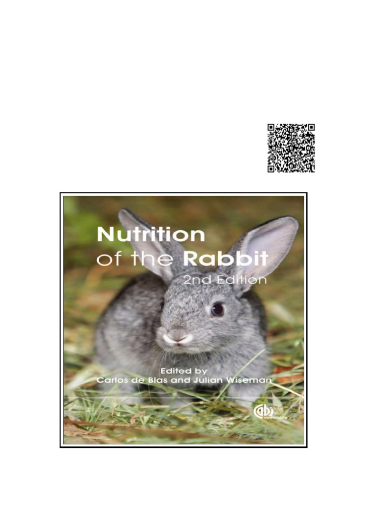 Nutrition of the Rabbit 2nd Edition | PDF | Morphology (Linguistics) | Word