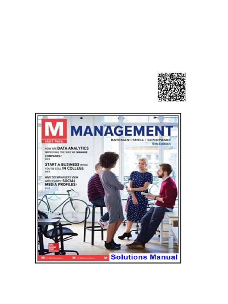 M Management 5th Edition Bateman Solutions Manual | PDF ...