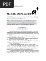 Download The ABCs of SRA and DID - PDF File by niteowldave SN10125792 doc pdf