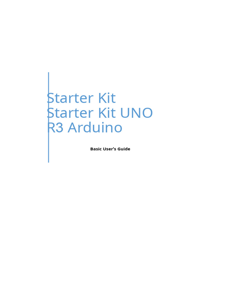 Arduino Uno r3 Starter (En) | PDF | Arduino | Parameter (Computer ...