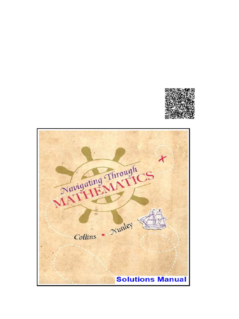 Navigating Through Mathematics 1st Edition Collins Solutions Manual ...