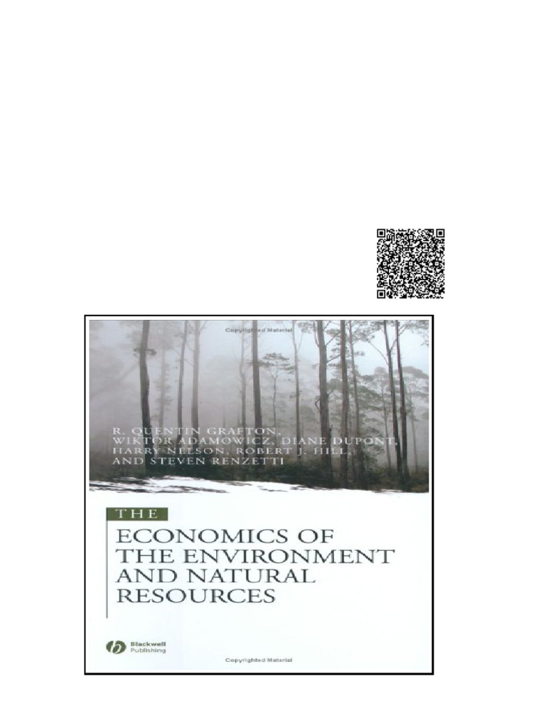 The Economics of The Environment and Natural Resources R. Quentin ...